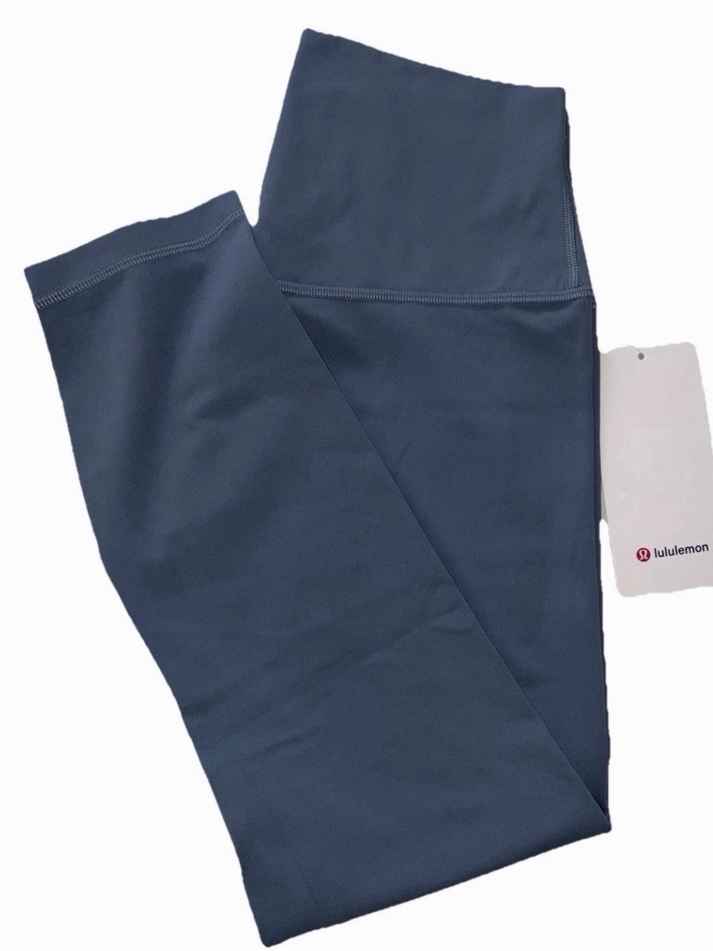 NWT*LULULEMON*SIZE 8*ALIGN HIGH RISE 23” CROP PANT*AUTHENTIC*STEEL BLUE*$98